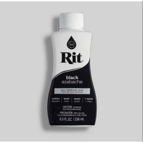 Краситель для ткани Rit жидкий Black чёрный